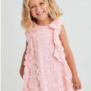 Mayoral Big Girl Floral Bambula Dress- Peonia VAT $138.99