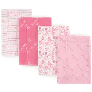 Luvable Friends Cotton Flannel Receiving Blankets 4pk VAT $24.73