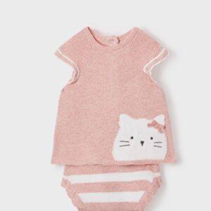 Mayoral Baby Girl Tricot Short Set VAT $44.00