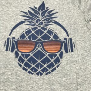 APPAMAN HEATHER ,IST GRAPHIC SHORT SLEEVE TEE $41.25 VAT