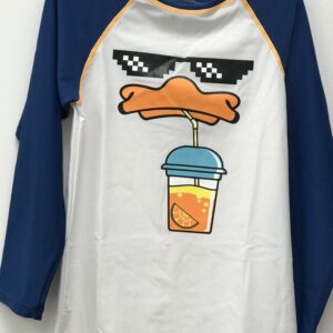 APPAMAN ENGLISH BLUE LONG SLEEVE RASH GUARD $42.08