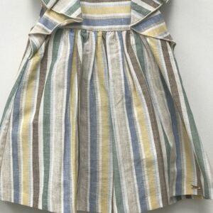 Mayoral Baby Girl Stripe Linen Dress- Multi VAT $72.00