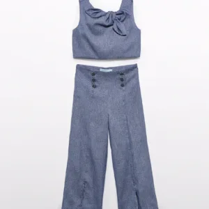 Abel & Lula Tween Girl Top & Pant Set- Indigo VAT $166.52