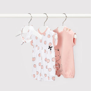 Mayoral Two Short Romper & Headband Set VAT $61.99