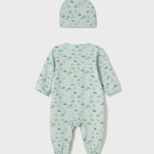 Mayoral Baby Boy Long Onesie w Hat- Jade VAT $37.54