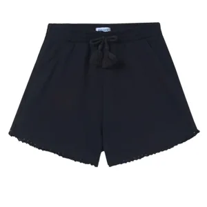 Mayoral Girl's Chenille Shorts- Negro VAT $31.96