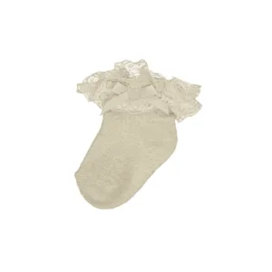 Mayoral Baby Girl Lace Trim Socks- Avena VAT $13.09