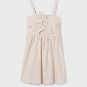 Mayoral Tween Girls Knit Dress- Hueso VAT $56.60