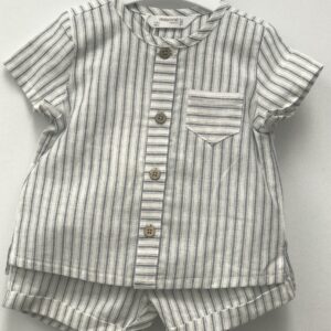 Mayoral Baby Boy Shirt & Short Set- Natural VAT $67.96