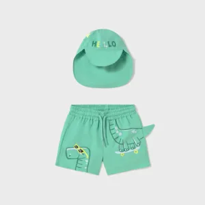 Mayoral Baby Boy Swim Shorts w Hat- Lago VAT $37.54