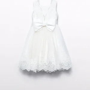 Mayoral Tween Girl Embroidered Tulle Dress- Nata VAT $222.53