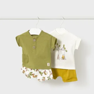 Mayoral Baby Boy 4 Piece Knit Set- Oliva VAT $67.76