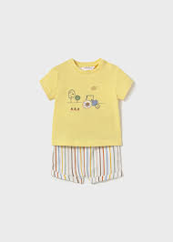 Mayoral Baby Boy T Shirt and Short Set- Sunny VAT $43.32