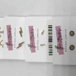 Stud Club Earrings VAT $19.80