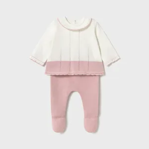 Mayoral Baby Girl Knit Leg Warmer Set- Sakura VAT $62.18