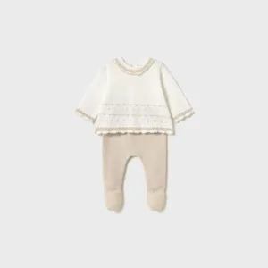 Mayoral Baby Girl Knit Leg Warmer Set- Piedra VAT $62.18