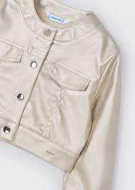 Mayoral Toddler Girl Metallic Jacket- Devado VAT $71.61